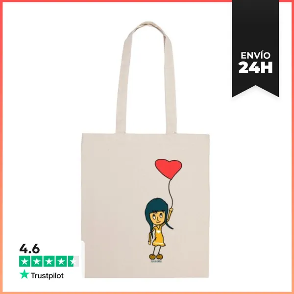 Bolsa De Tela Corazón Bandolera LaTostadora