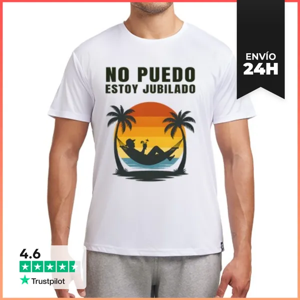 Camiseta Deportiva Hombre No Puedo, Estoy Jubilado LaTostadora