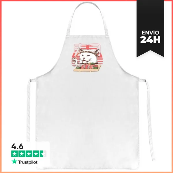 Delantal Maestro Chef Sushi LaTostadora
