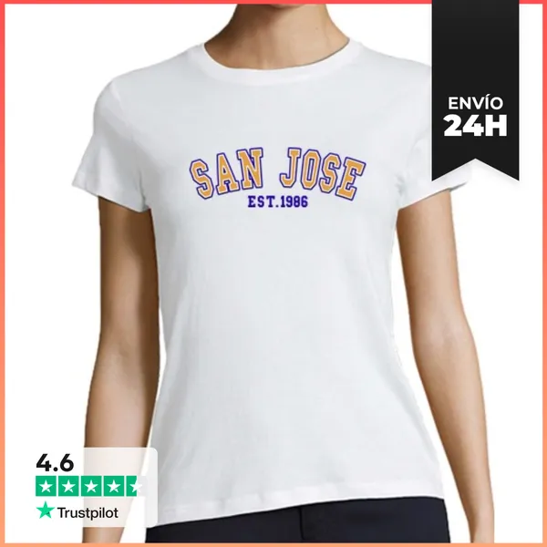 Camiseta Mujer Clásica San José Est 1986 LaTostadora