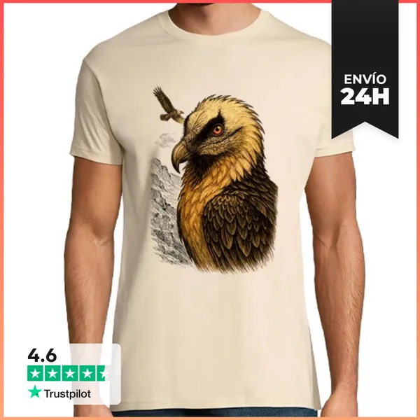 Camiseta Hombre Clásica El Rey Quebrantahuesos LaTostadora