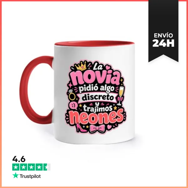 Taza De Colores La Novia Pidió Algo Discreto Y Trajimos Neones