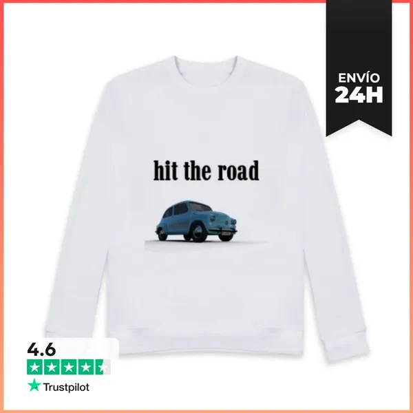 Sudadera Unisex Hit The Road LaTostadora