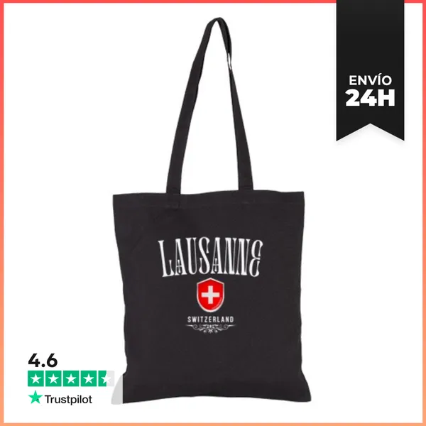 Bolsa De Tela Amo Lausana, Recuerdo De Suiza LaTostadora