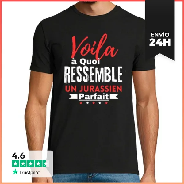 Camiseta Hombre Clásica Así Es Como Se Ve Un Jurásico LaTostadora