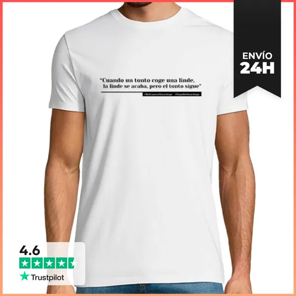 Camiseta Hombre Clásica Dicho Manchego Linde LaTostadora