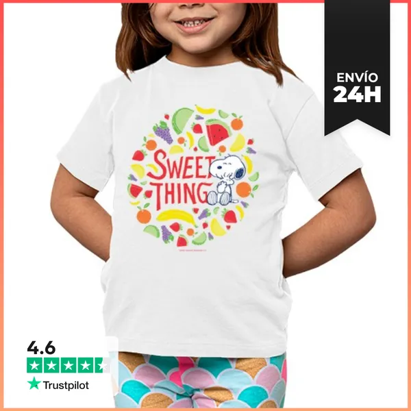 Camiseta Clásica Para Niños Sweet Thing Snoopy LaTostadora