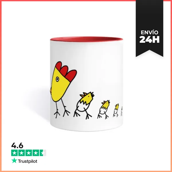 Taza De Colores Mamá Gallina LaTostadora