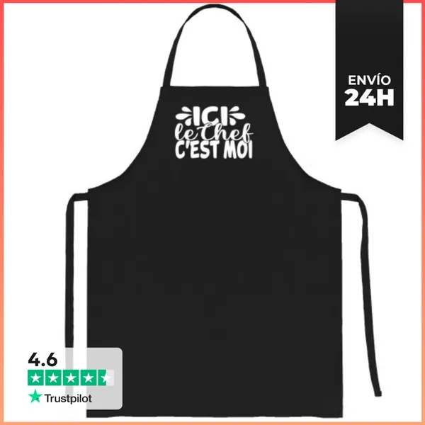Delantal Ici Le Chef Cest Moi LaTostadora
