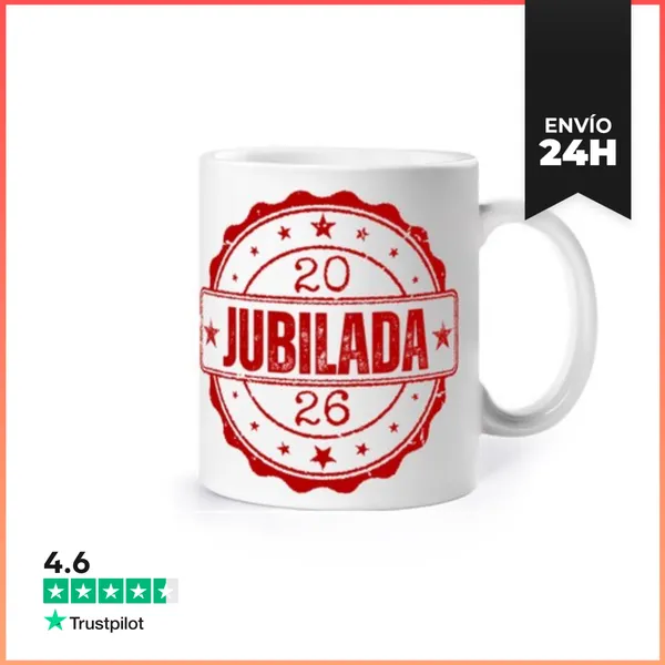 Taza Jubilación Mujer LaTostadora