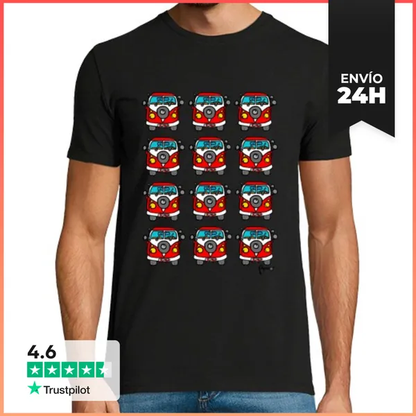 Camiseta Hombre Clásica Furgos LaTostadora