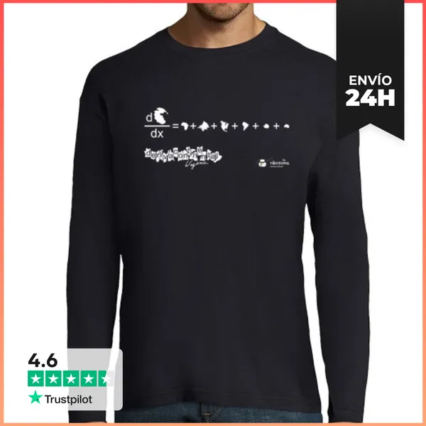 Camiseta Hombre Manga Larga Deriva Continental LaTostadora