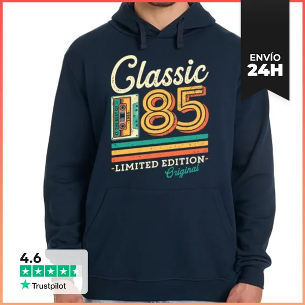 Sudadera Unisex Con Capucha Classic 1985 LaTostadora