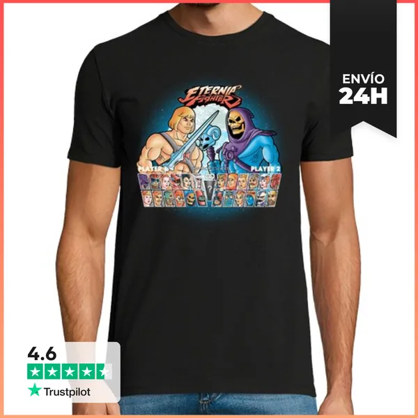Camiseta Hombre Clásica Eternia Fighter LaTostadora