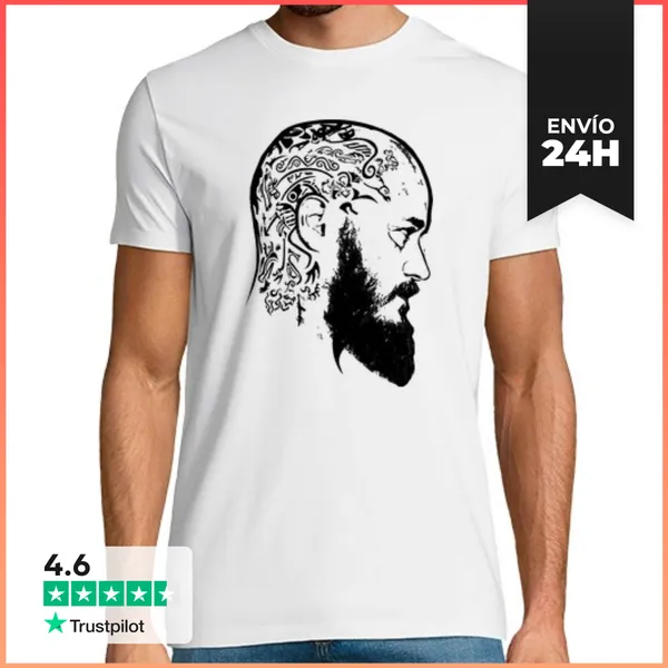 Camiseta Hombre Clásica Ragnar Lodbrok LaTostadora