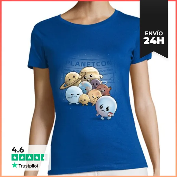 Camiseta Mujer Clásica Planet No More LaTostadora