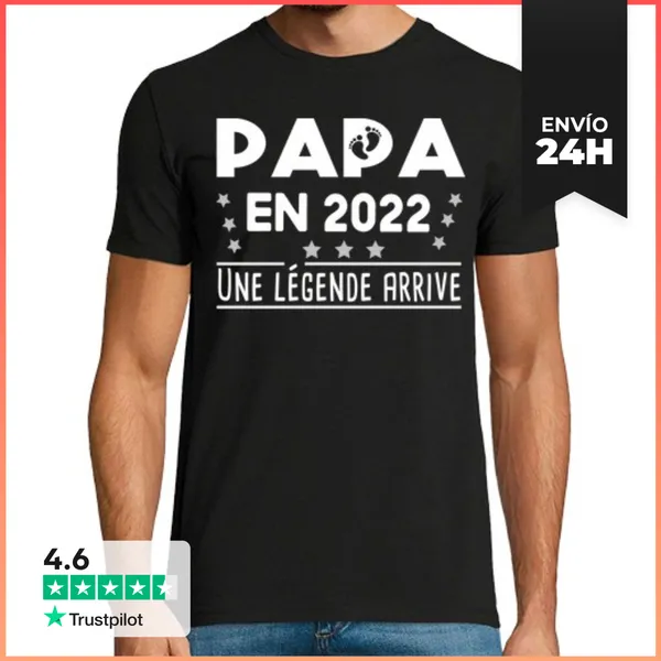 Camiseta Hombre Clásica Papá En 2022 Una Leyenda Humor Futuro R