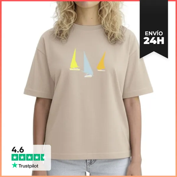 Camiseta Mujer Boxy BELAONTZIAK LaTostadora