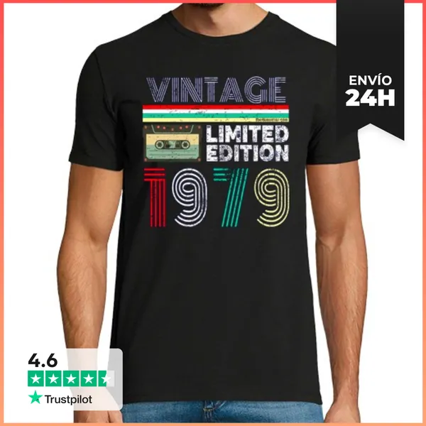 Camiseta Hombre Clásica 1979 Vintage - Limited Edition