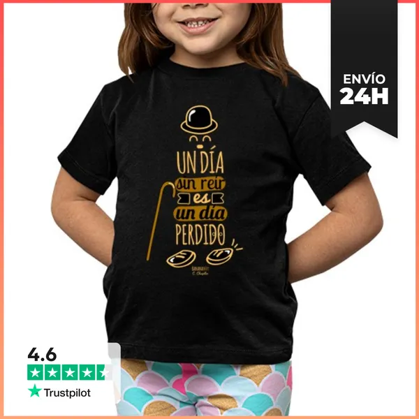 Camiseta Clásica Para Niños Un Día Sin Reír LaTostadora