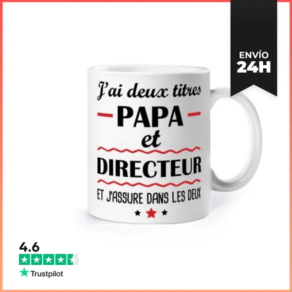 Taza Idea De Regalo Para Papá Y Gerente LaTostadora