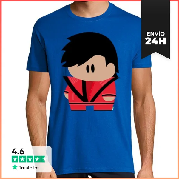 Camiseta Hombre Clásica Bubble Michael Jackson LaTostadora