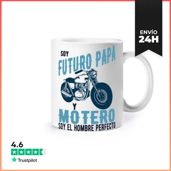 Taza Futuro Papa Y Motero LaTostadora