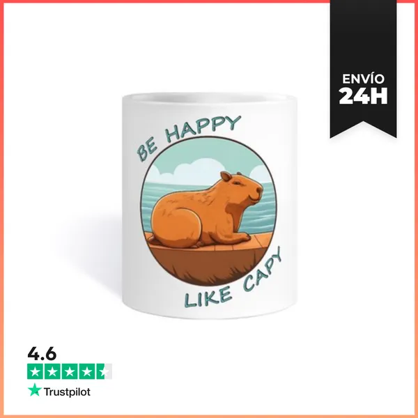 Taza Feliz Como Un Carpincho LaTostadora