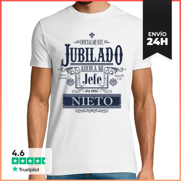 Camiseta Hombre Clásica Jubilado LaTostadora