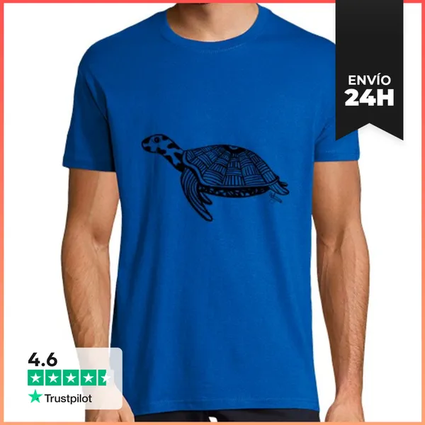 Camiseta Hombre Clásica Tortuga LaTostadora