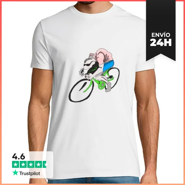 Camiseta Hombre Clásica Flecha Rosa LaTostadora
