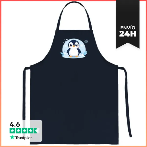 Delantal Pingüino Kawaii LaTostadora