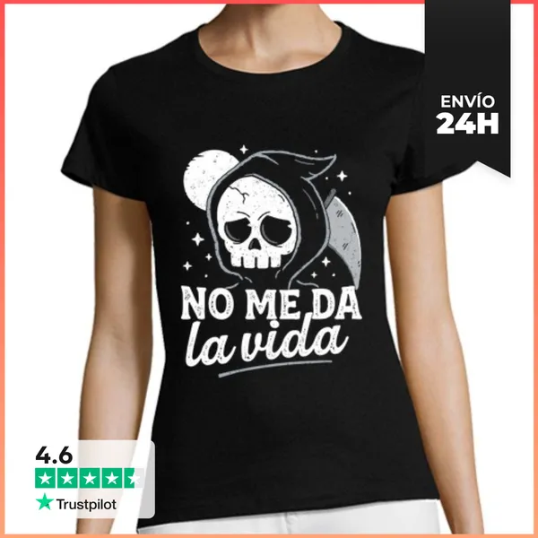 Camiseta Mujer Clásica No Me Da La Vida LaTostadora