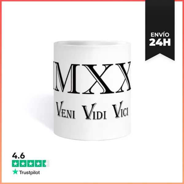 Taza 2025 Veni Vidi Vici MMXXV LaTostadora