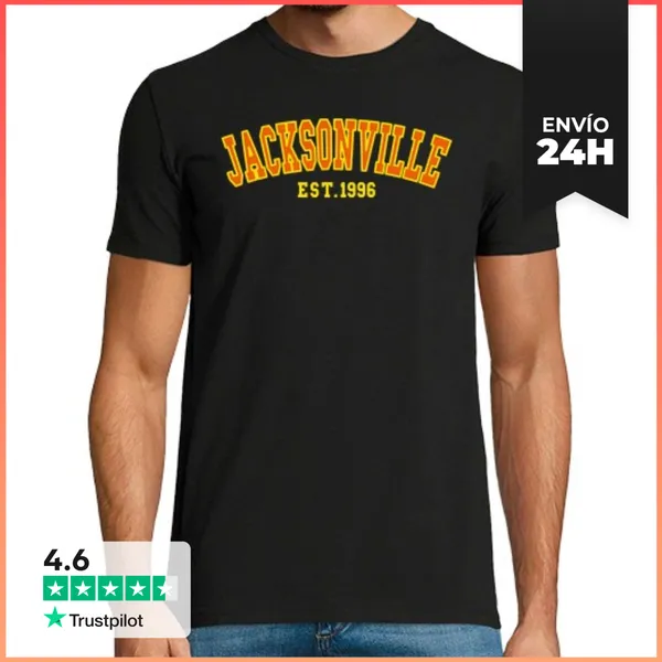 Camiseta Hombre Clásica Jacksonville Est 1996 LaTostadora