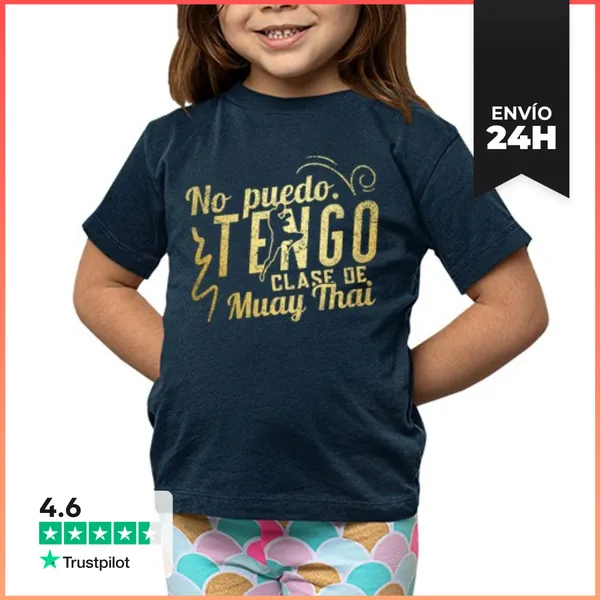 Camiseta Clásica Para Niños No Puedo, Tengo Muay Thai LaTostadora