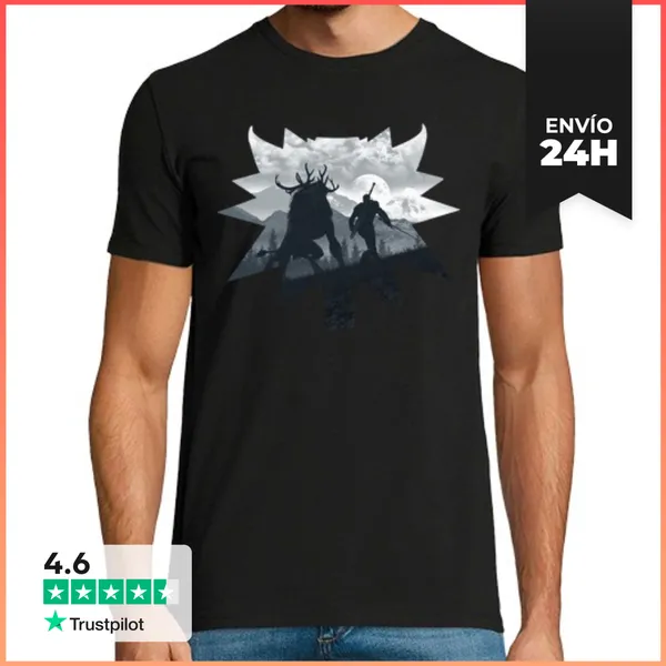 Camiseta Hombre Clásica Hunting The Fiend LaTostadora