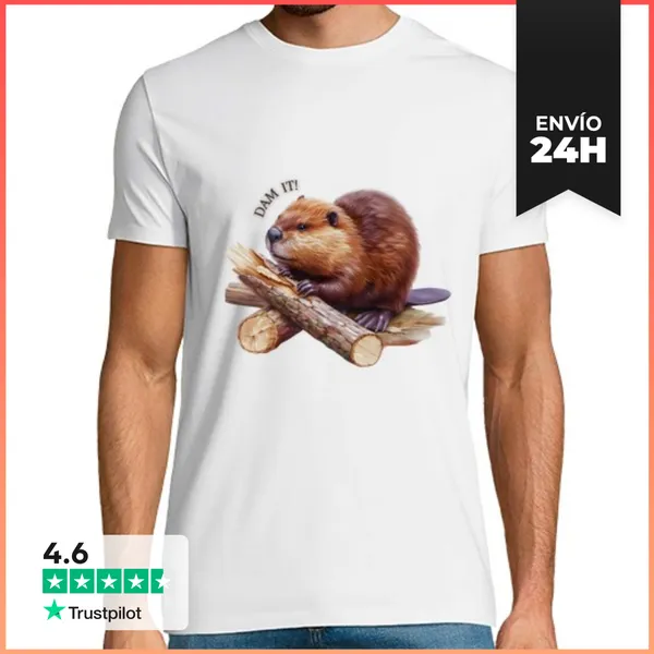 Camiseta Hombre Clásica CASTOR LaTostadora
