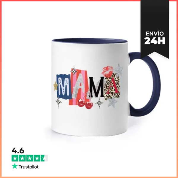 Taza De Colores MAMA COLLAGE LaTostadora