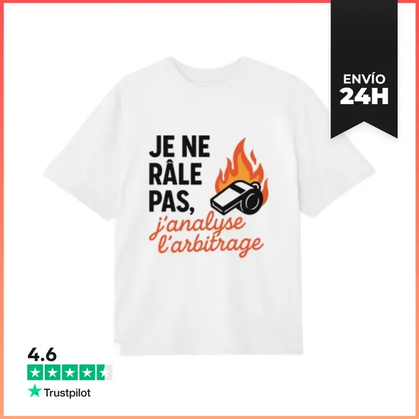 Camiseta Oversize No Me Quejo Humor Fútbol Deporte LaTostadora