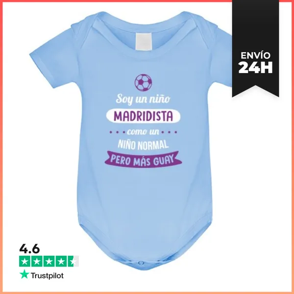 Body Bebé Niño Madridista LaTostadora