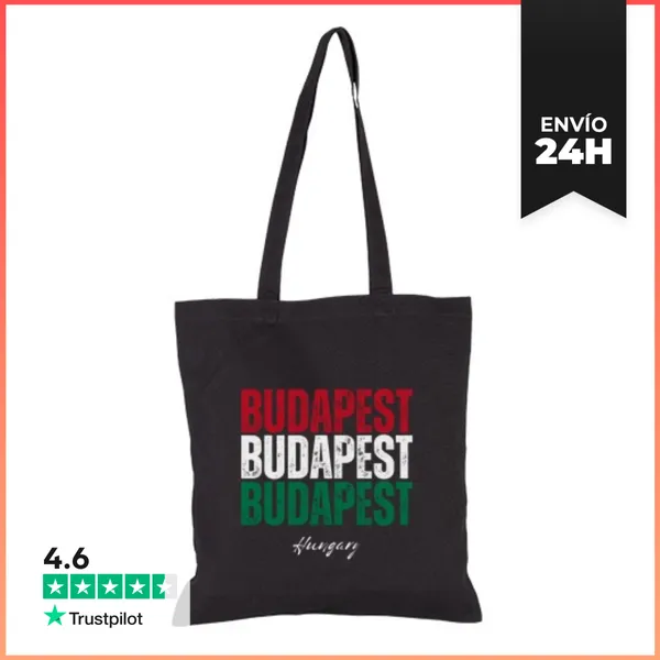 Bolsa De Tela Budapest Hungría, Bandera De Hungría LaTostadora