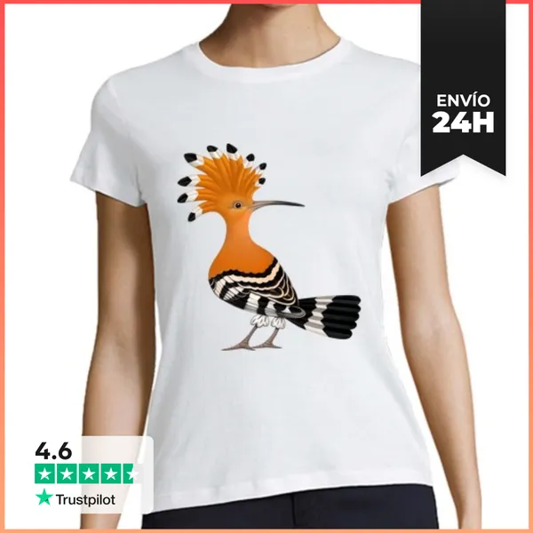 Camiseta Mujer Clásica Punky Upupa LaTostadora
