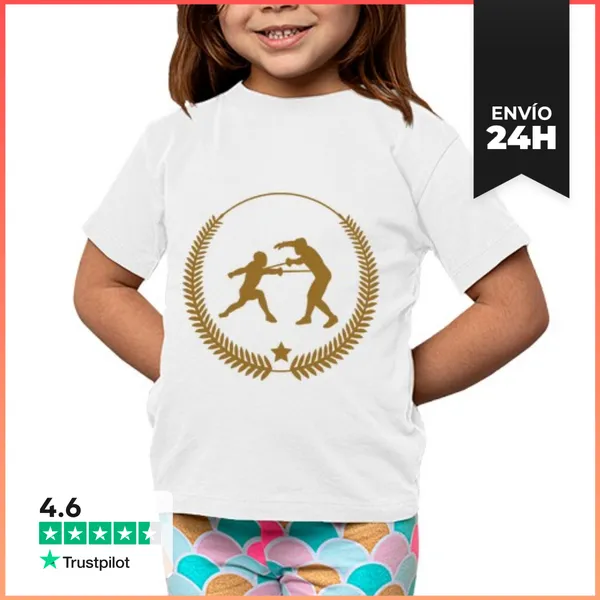 Camiseta Clásica Para Niños Esgrima / Esgrimista LaTostadora