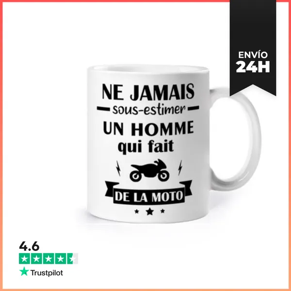 Taza Nunca Subestimes La Motocicleta El Moto LaTostadora