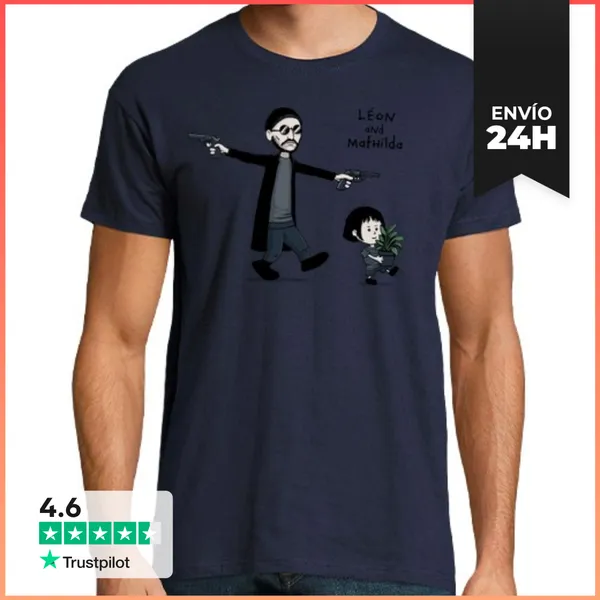Camiseta Hombre Clásica León Y Mathilda LaTostadora