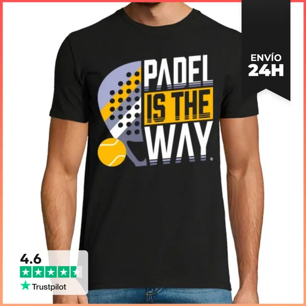 Camiseta Hombre Clásica Padel Is The Way LaTostadora