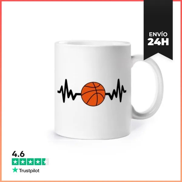Taza El Baloncesto Es Vida Baloncesto Balonc LaTostadora