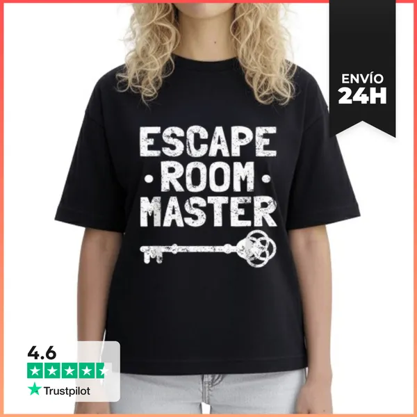 Camiseta Mujer Boxy Regalo De Sala De Escape Sala De Escape