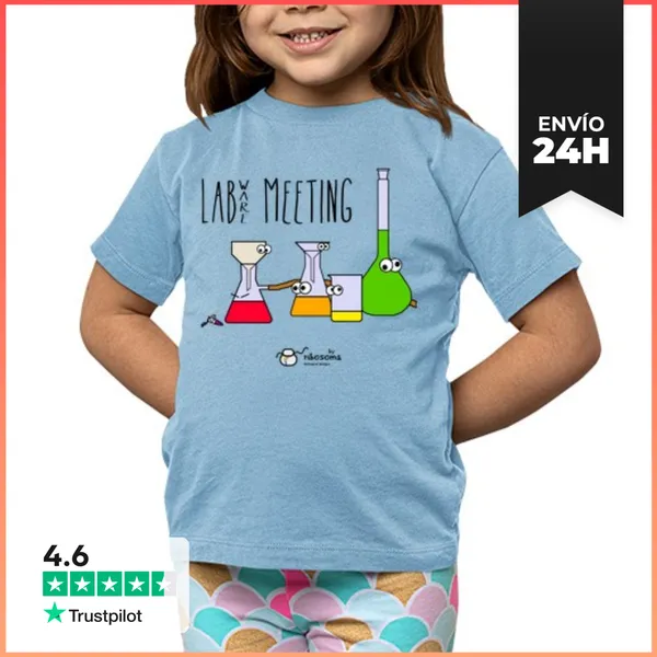 Camiseta Clásica Para Niños LabWare Meeting (fondos Claros)